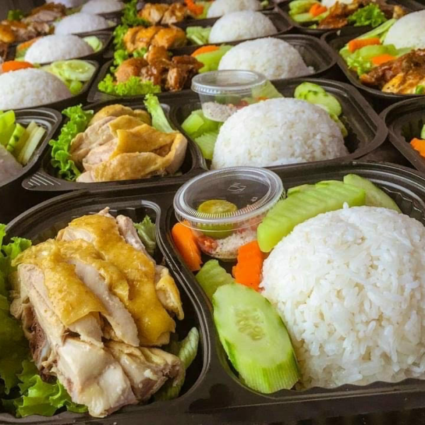 Hộp nhựa 2 ngăn HT205 đựng cơm